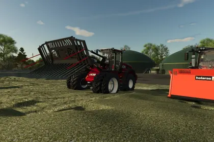 Powerful Wheel Loader JCB 435S Agri for Farm, Silage and Biogas — 2