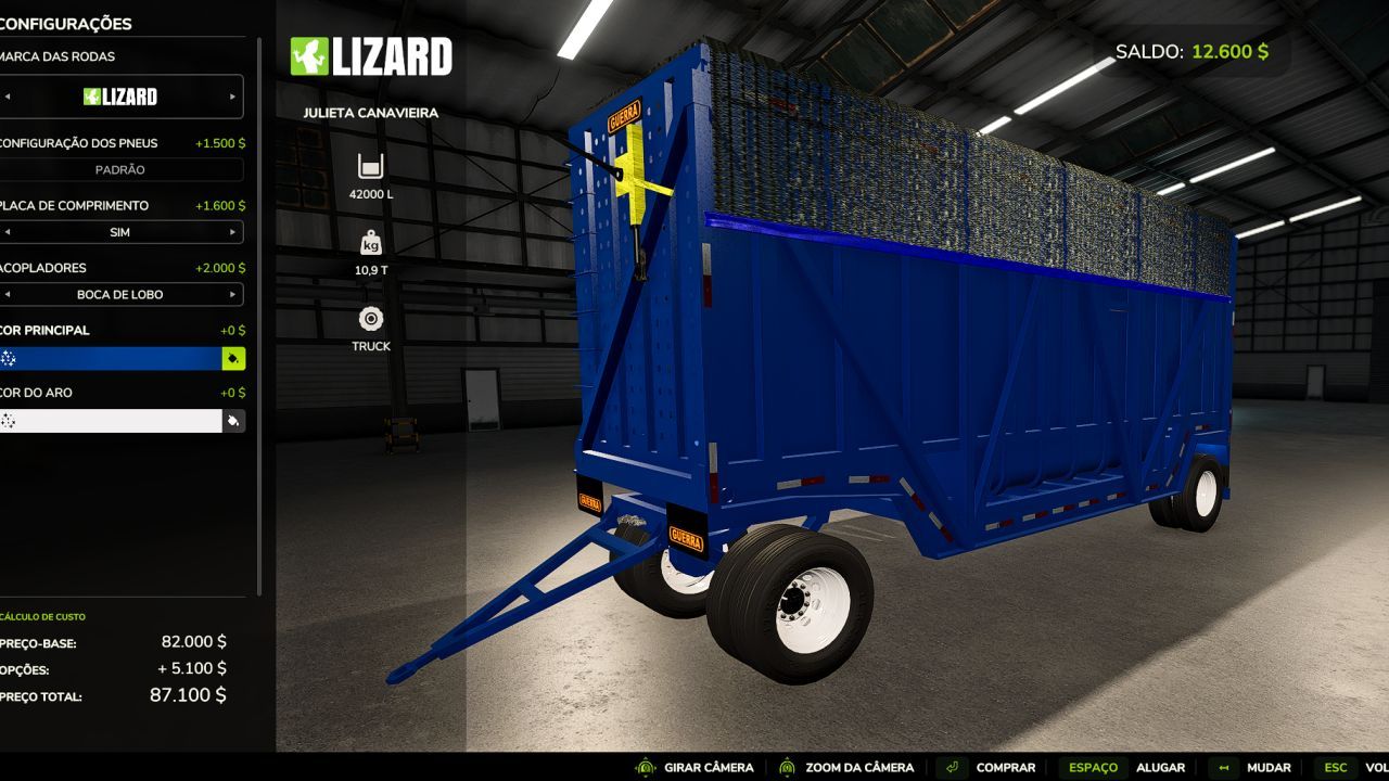 Цукровий траулер Lizard Julieta Canavieira для Farming Simulator 25