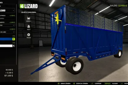 Цукровий траулер Lizard Julieta Canavieira для Farming Simulator 25 — 4