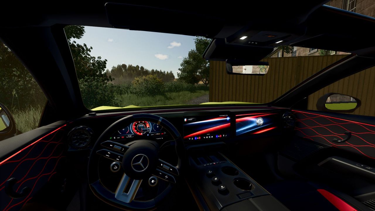 Автомобіль Mercedes-AMG GT 4-Door 2027 для Farming Simulator 25