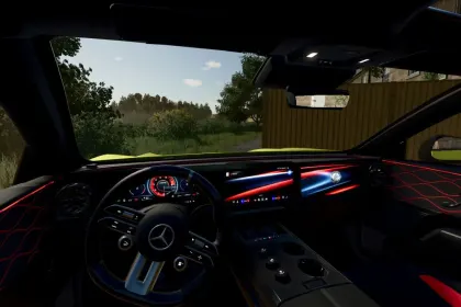 Автомобіль Mercedes-AMG GT 4-Door 2027 для Farming Simulator 25 — 4