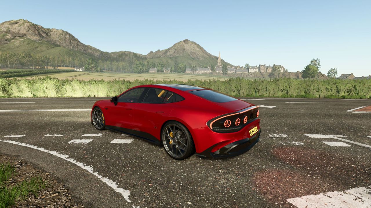 Автомобіль Mercedes-AMG GT 4-Door 2027 для Farming Simulator 25