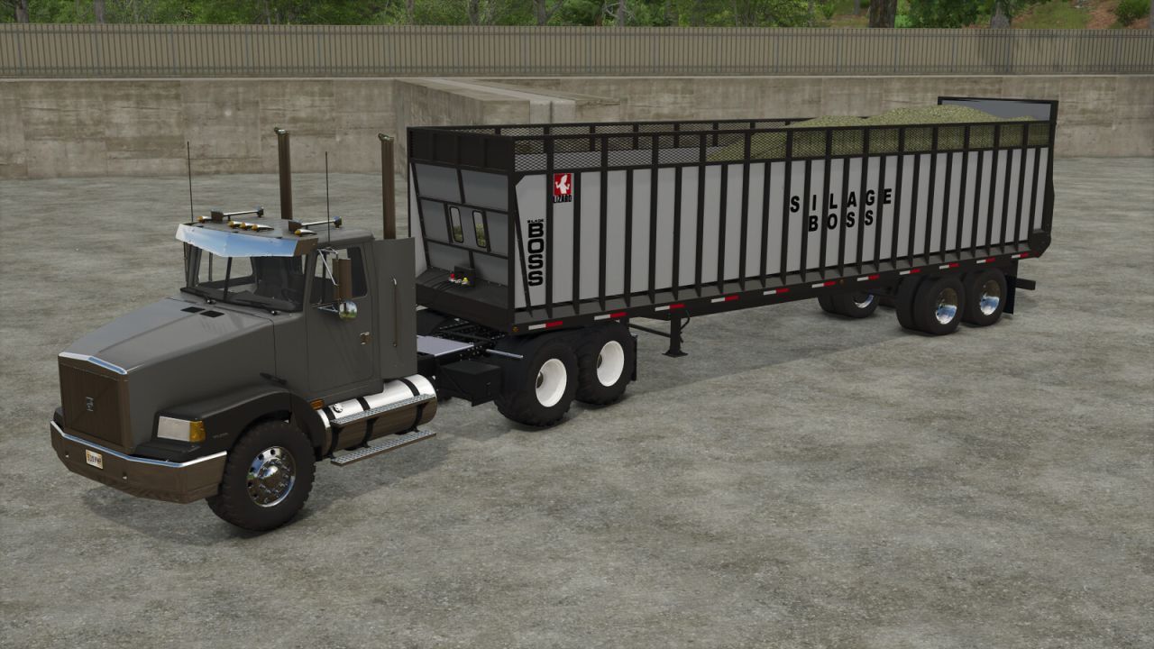 Ефективний Причіп Silage Boss для Сінажу та Сіна у Farming Simulator 25 - Скріншоти