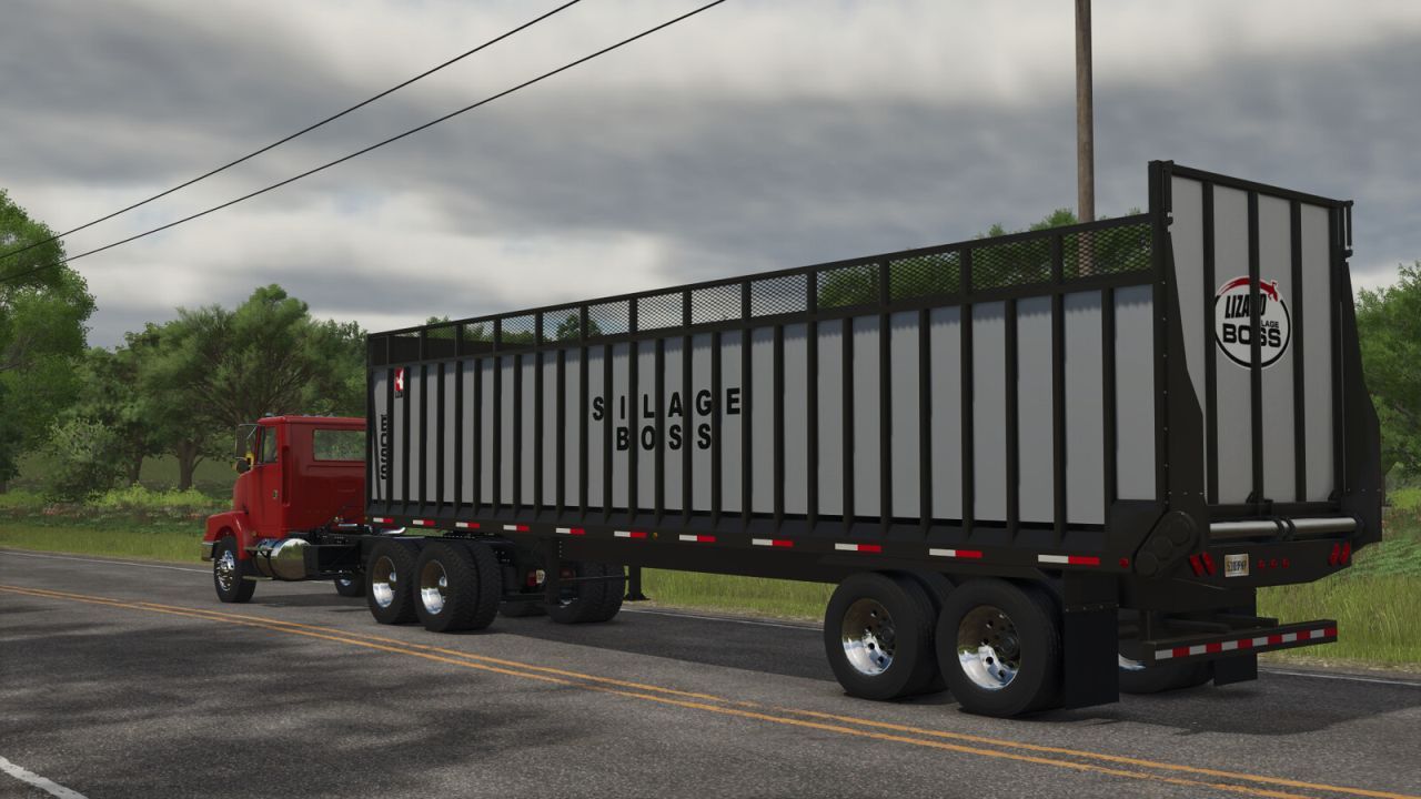 Ефективний Причіп Silage Boss для Сінажу та Сіна у Farming Simulator 25 - Скріншоти