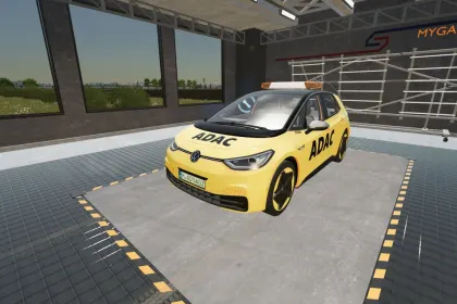 Volkswagen ID.3 ADAC (tekstury) do Farming Simulator 22