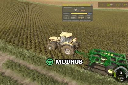 Змінна робоча глибина V1.0 для FS25