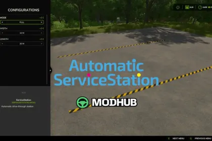 Автоматична сервісна станція V1.0 для FS25