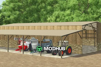 Сарай French shed V1.0 для FS25