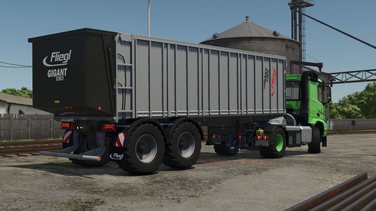 Efektywny Naczepa Fliegl ASS 298 o Dużej Pojemności do Farming Simulator 25