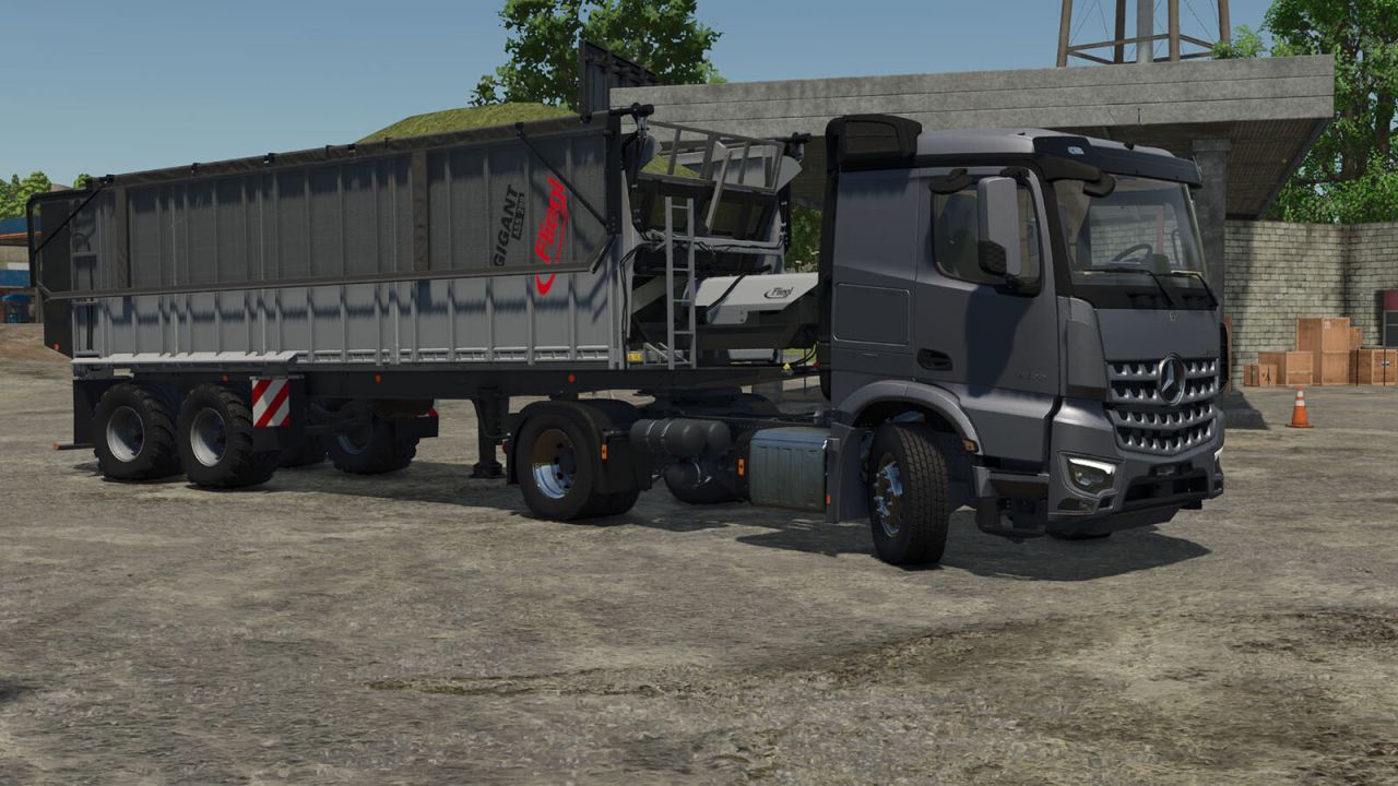 Ефективний Напівпричіп Fliegl ASS 298 з Великим Об’ємом для Farming Simulator 25