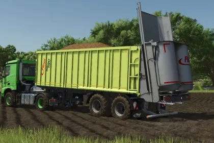 Ефективний Напівпричіп Fliegl ASS 298 з Великим Об’ємом для Farming Simulator 25 — 3