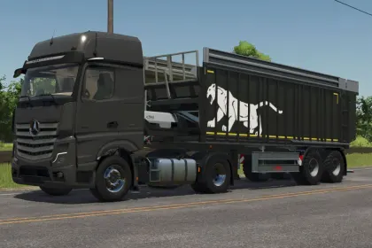 Ефективний Напівпричіп Fliegl ASS 298 з Великим Об’ємом для Farming Simulator 25 — 4