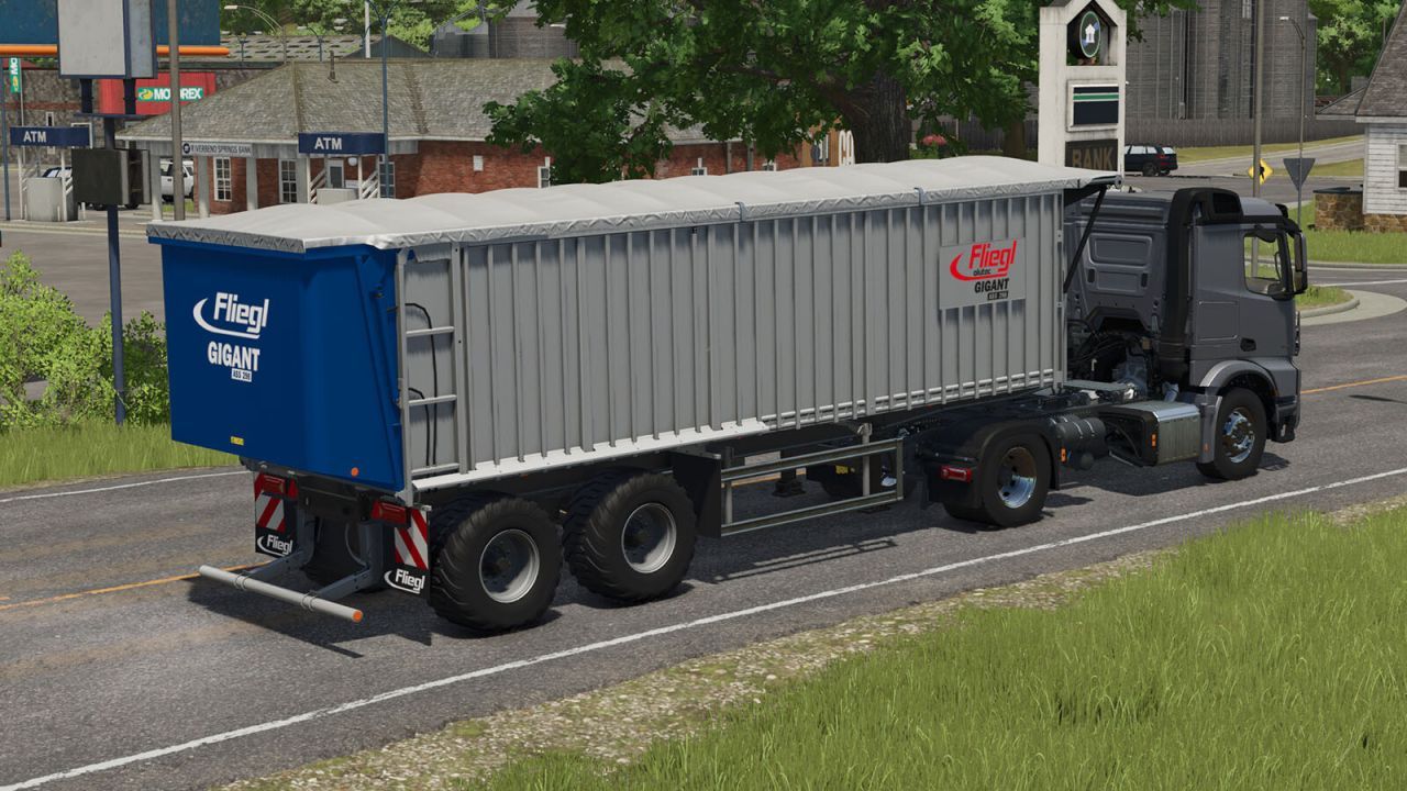 Ефективний Напівпричіп Fliegl ASS 298 з Великим Об’ємом для Farming Simulator 25