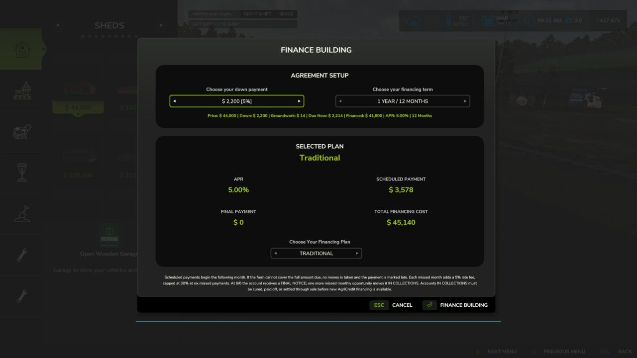Фінансова система AgriCredit Solutions для Farming Simulator 25