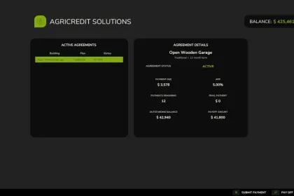 Фінансова система AgriCredit Solutions для Farming Simulator 25 — 3