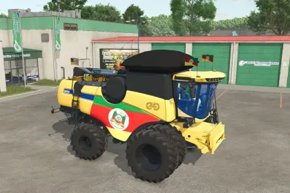 Комбайн New Holland CH7 (Rio Grande Do Sul) для Farming Simulator 25