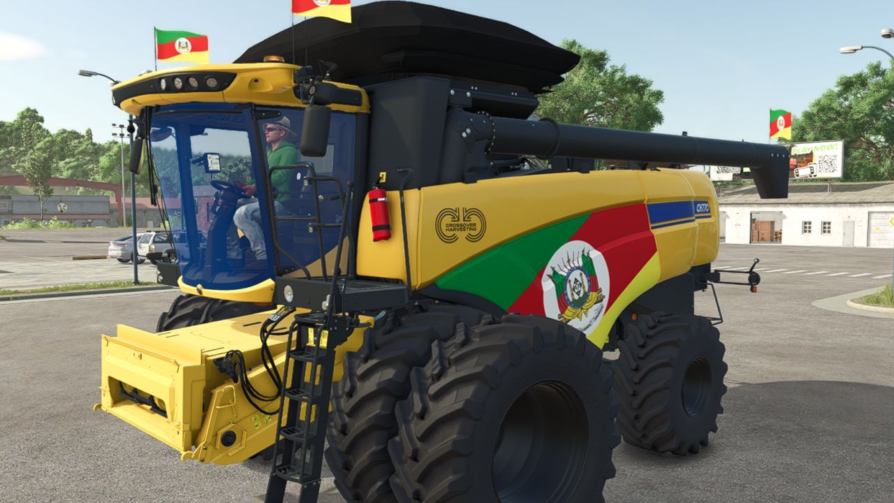 Комбайн New Holland CH7 (Rio Grande Do Sul) для Farming Simulator 25