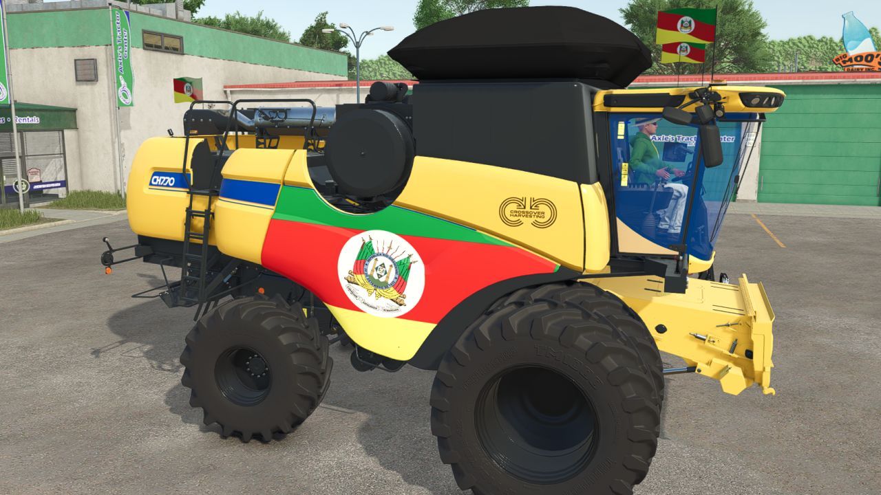 Комбайн New Holland CH7 (Rio Grande Do Sul) для Farming Simulator 25