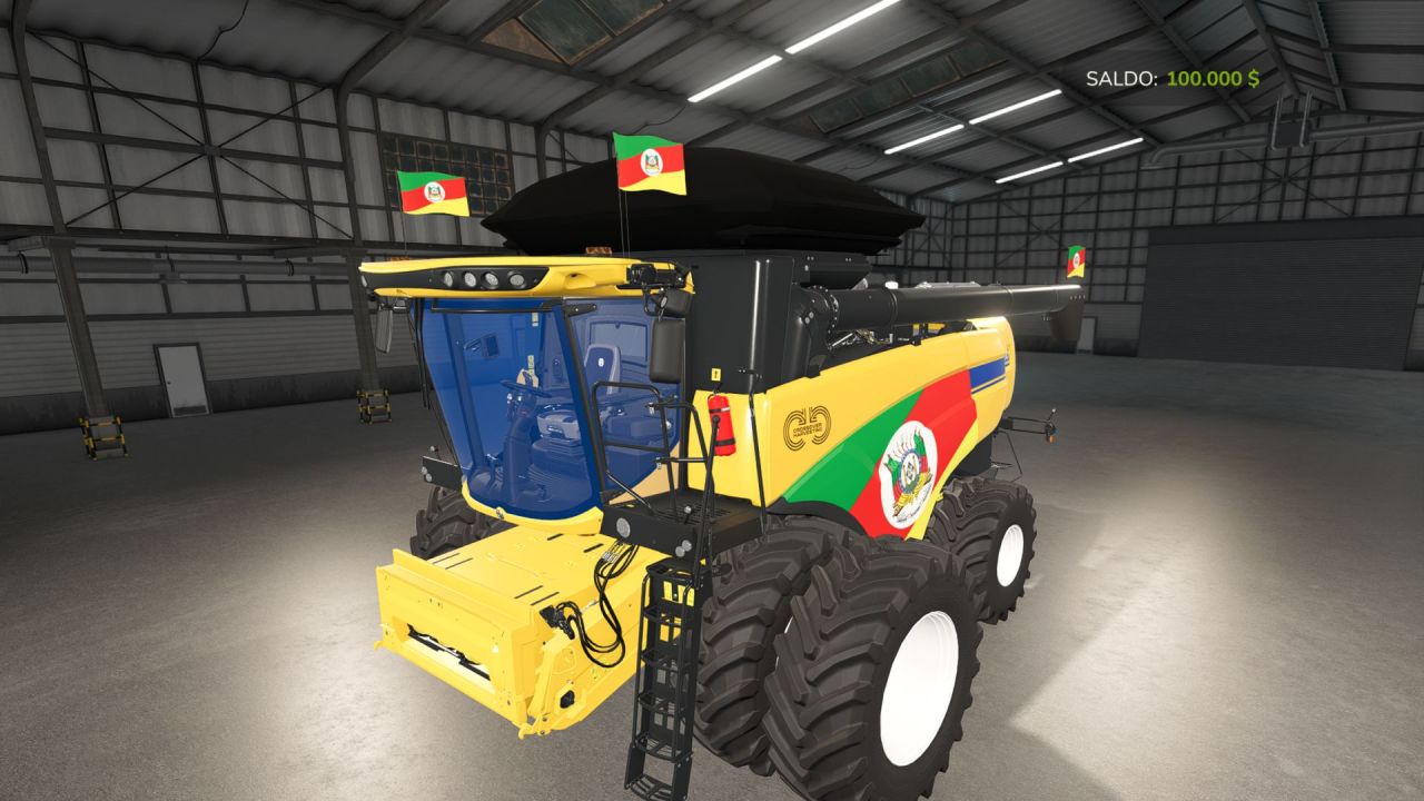 Комбайн New Holland CH7 (Rio Grande Do Sul) для Farming Simulator 25
