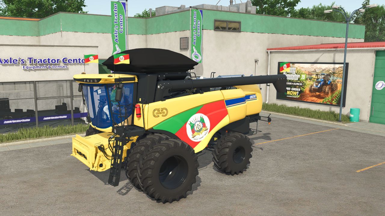 Комбайн New Holland CH7 (Rio Grande Do Sul) для Farming Simulator 25