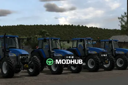 Трактор New Holland TM Pack Edit V1.0 для FS25 — 2