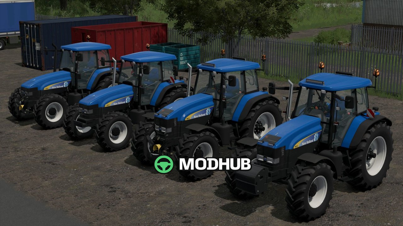 Трактор New Holland TM Pack Edit V1.0 для FS25