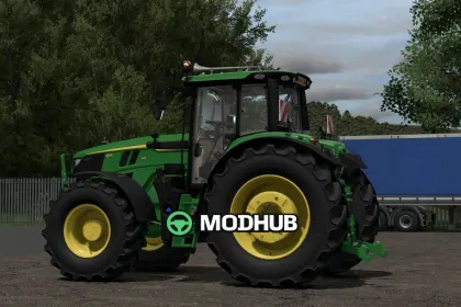 Трактор John Deere 6145M Medium Frame V1.0 для FS25 — 2