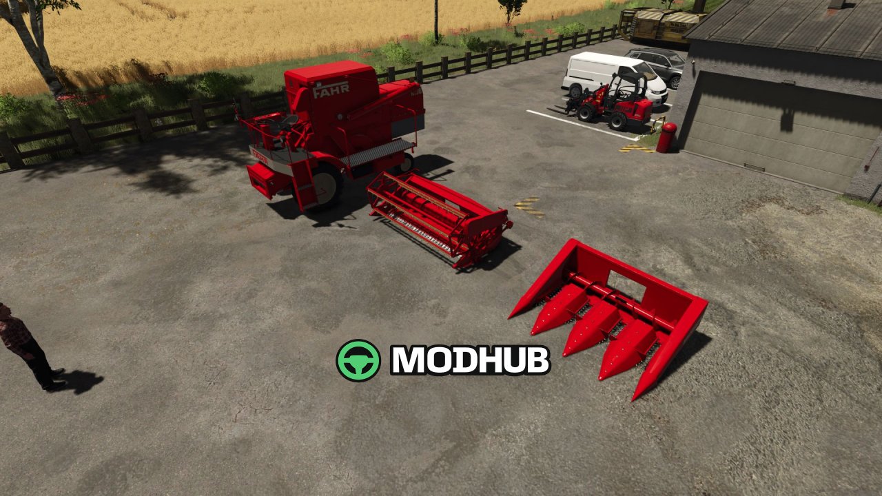 Комбайн Fahr M66 V1.0 для FS25