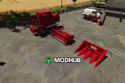 Комбайн Fahr M66 V1.0 для FS25 — 2
