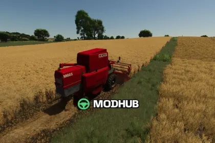 Комбайн Fahr M66 V1.0 для FS25 — 3