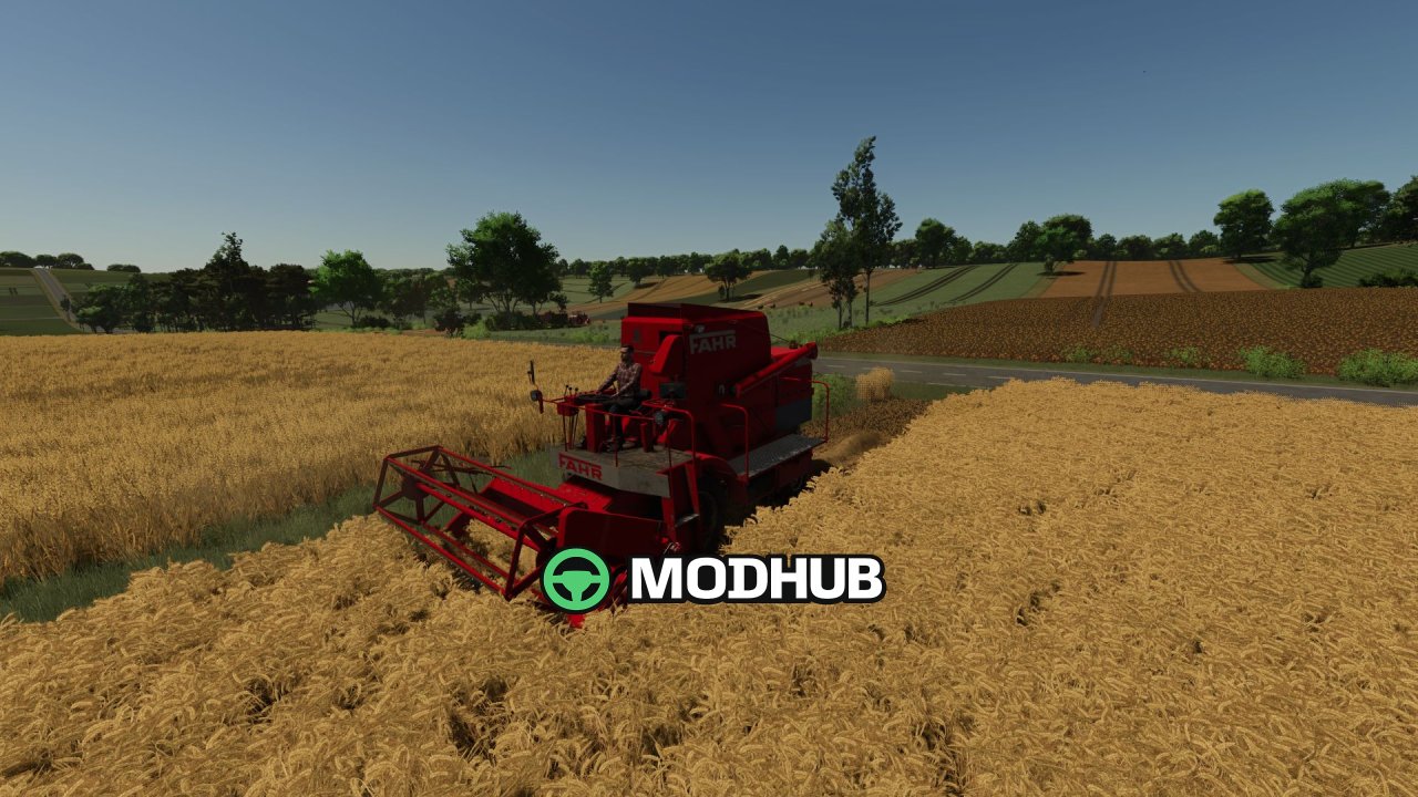 Комбайн Fahr M66 V1.0 для FS25