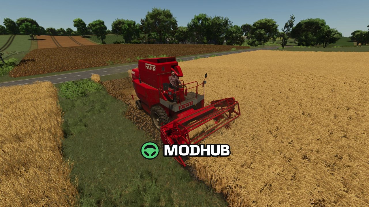 Комбайн Fahr M66 V1.0 для FS25