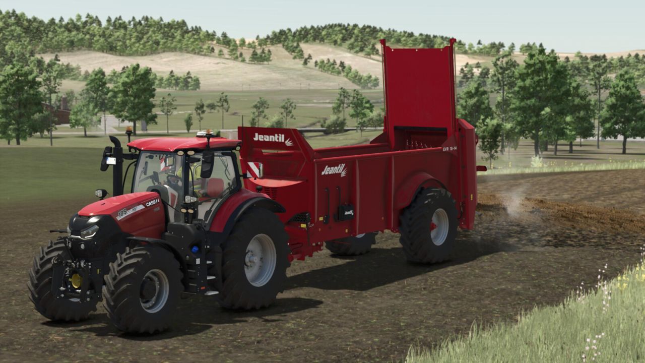 Ефективний Розкидач Гною Jeantil EVR 23-16 EPAN6 для Швидкого Удобрення Полів у FS25