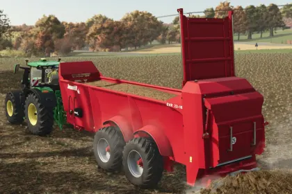 Ефективний Розкидач Гною Jeantil EVR 23-16 EPAN6 для Швидкого Удобрення Полів у FS25