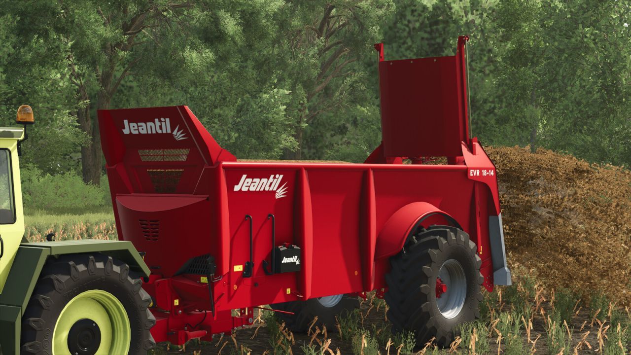 Ефективний Розкидач Гною Jeantil EVR 23-16 EPAN6 для Швидкого Удобрення Полів у FS25