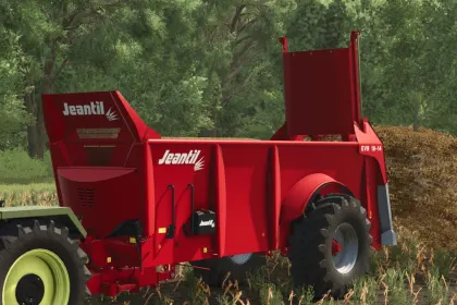 Ефективний Розкидач Гною Jeantil EVR 23-16 EPAN6 для Швидкого Удобрення Полів у FS25