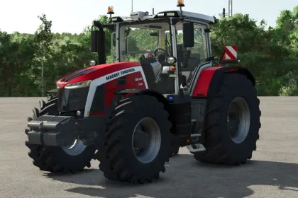 Трактор Massey Ferguson 8S Edit для Farming Simulator 25
