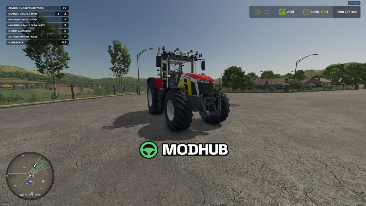 Трактор Massey Ferguson 8S V1.0.0.3 для FS25