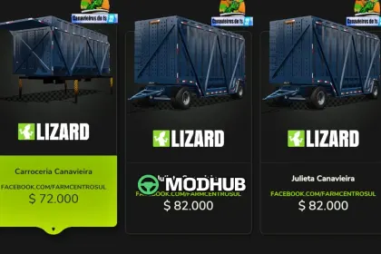 Причіп Sugarcane Trailer v1.0 для FS25 — 2