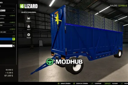 Причіп Sugarcane Trailer v1.0 для FS25 — 4