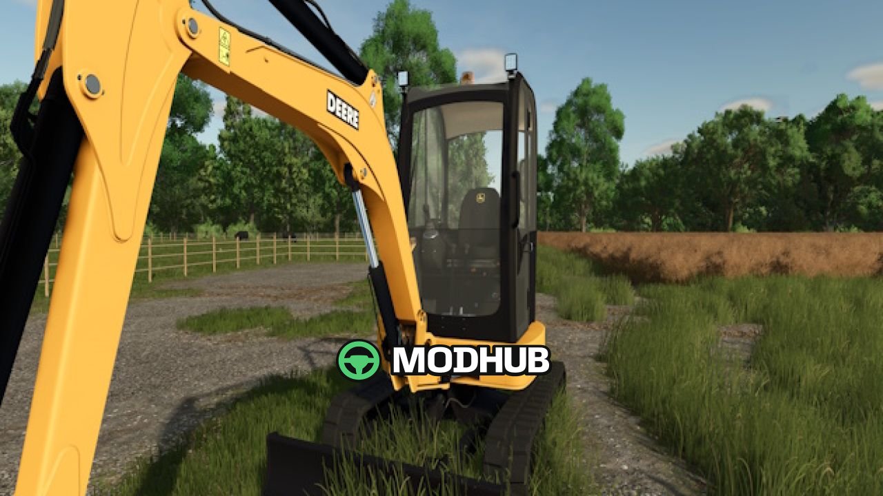 Мініекскаватор John Deere 35C ZTS для FS25