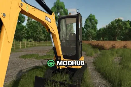 Мініекскаватор John Deere 35C ZTS для FS25 — 2