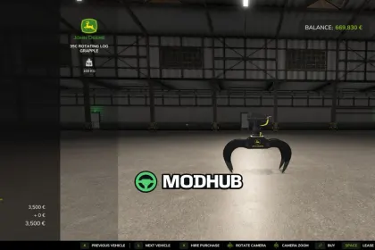 Мініекскаватор John Deere 35C ZTS для FS25 — 4
