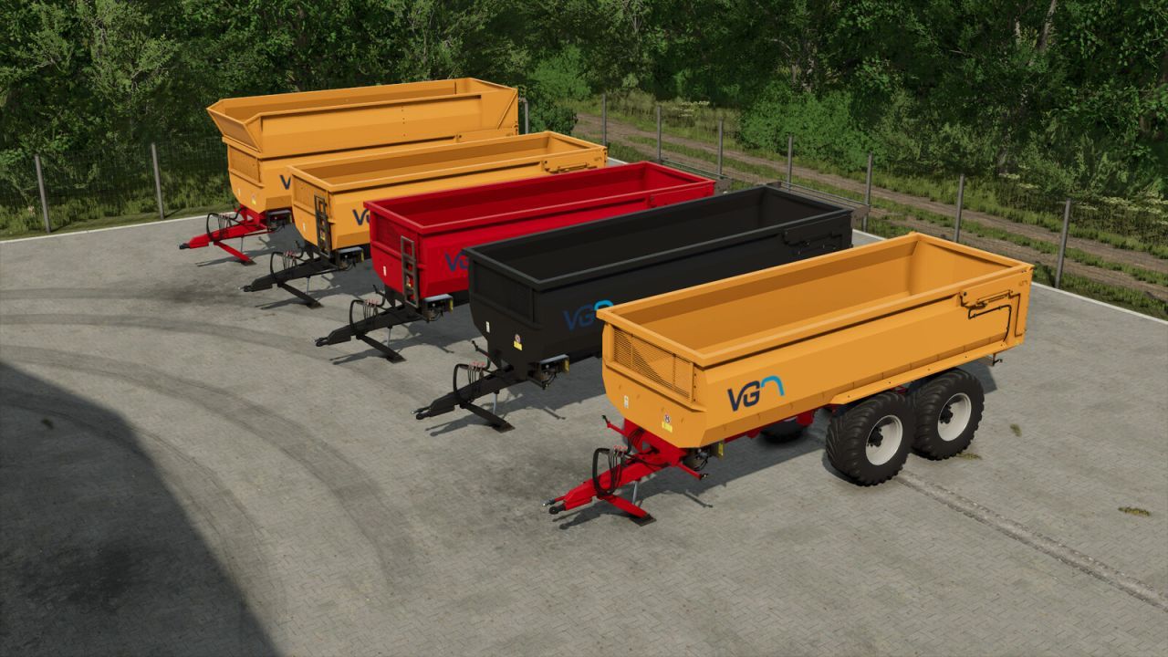 Niezawodny Wywrotka Van Ginkel Machines LK 22 (VGM LK22) do Farming Simulator 25