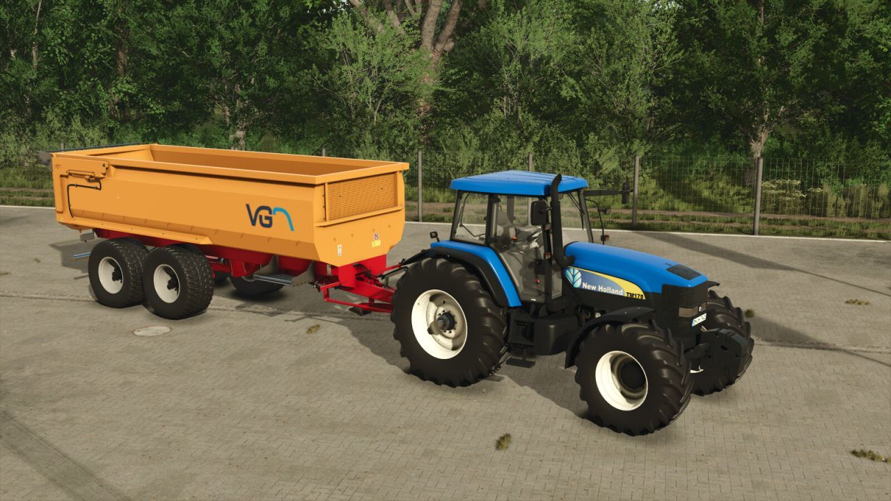 Niezawodny Wywrotka Van Ginkel Machines LK 22 (VGM LK22) do Farming Simulator 25