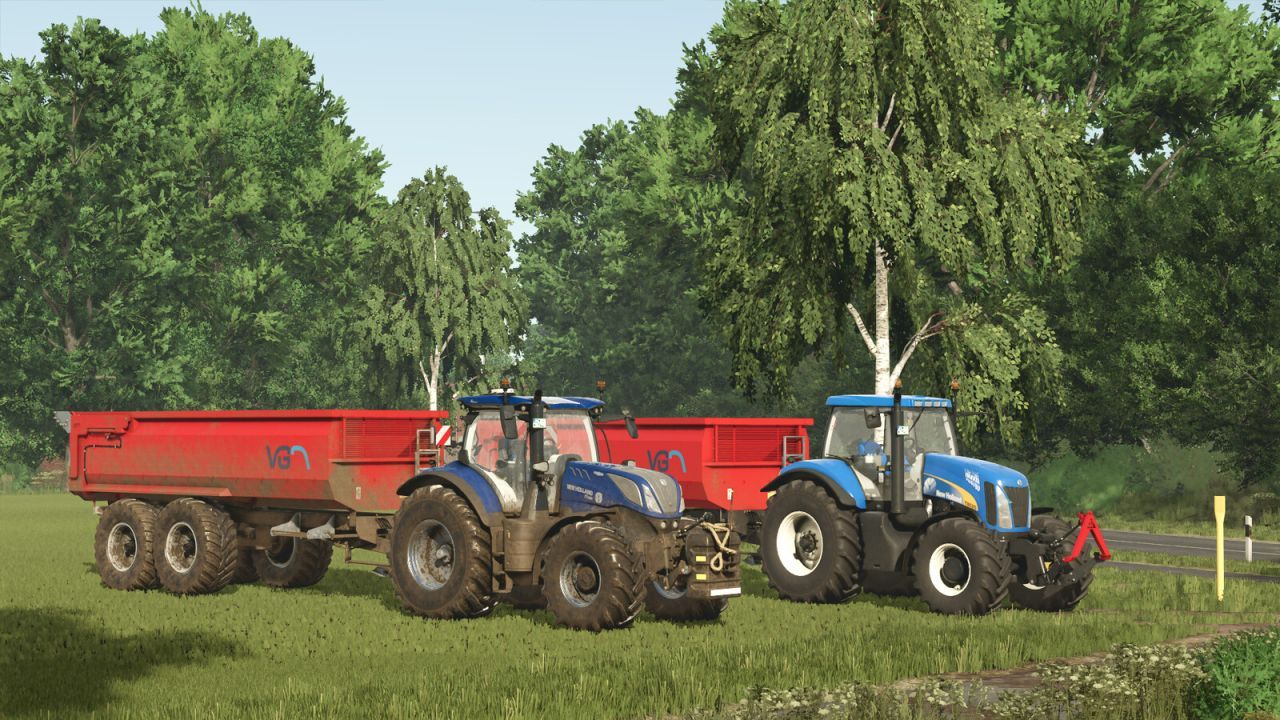 Niezawodny Wywrotka Van Ginkel Machines LK 22 (VGM LK22) do Farming Simulator 25