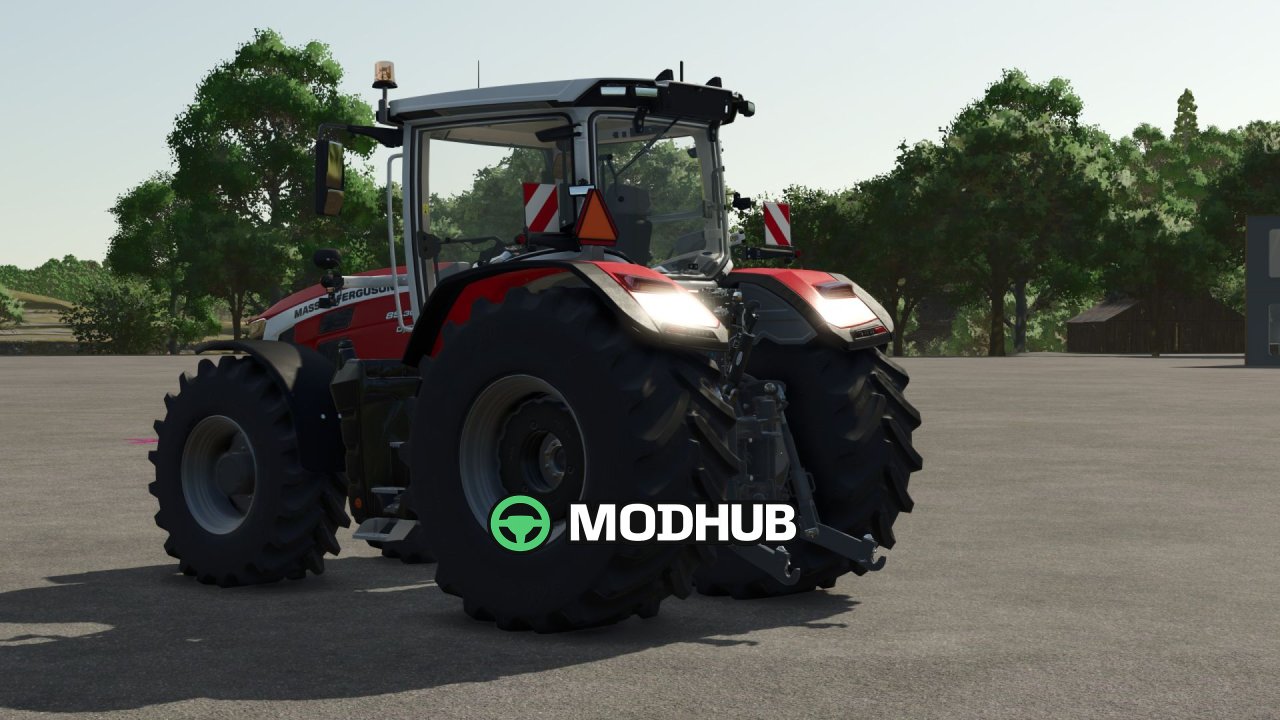 Трактор Massey Ferguson 8S Edit V1.0 для FS25