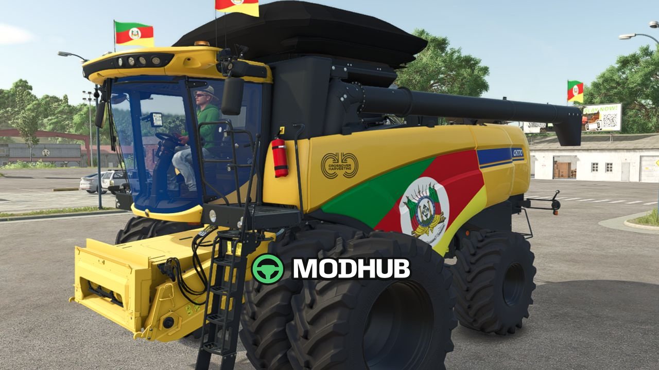Комбайн New Holland CH7 (Rio Grande Do Sul) v1.0 для FS25