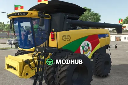 Комбайн New Holland CH7 (Rio Grande Do Sul) v1.0 для FS25 — 2