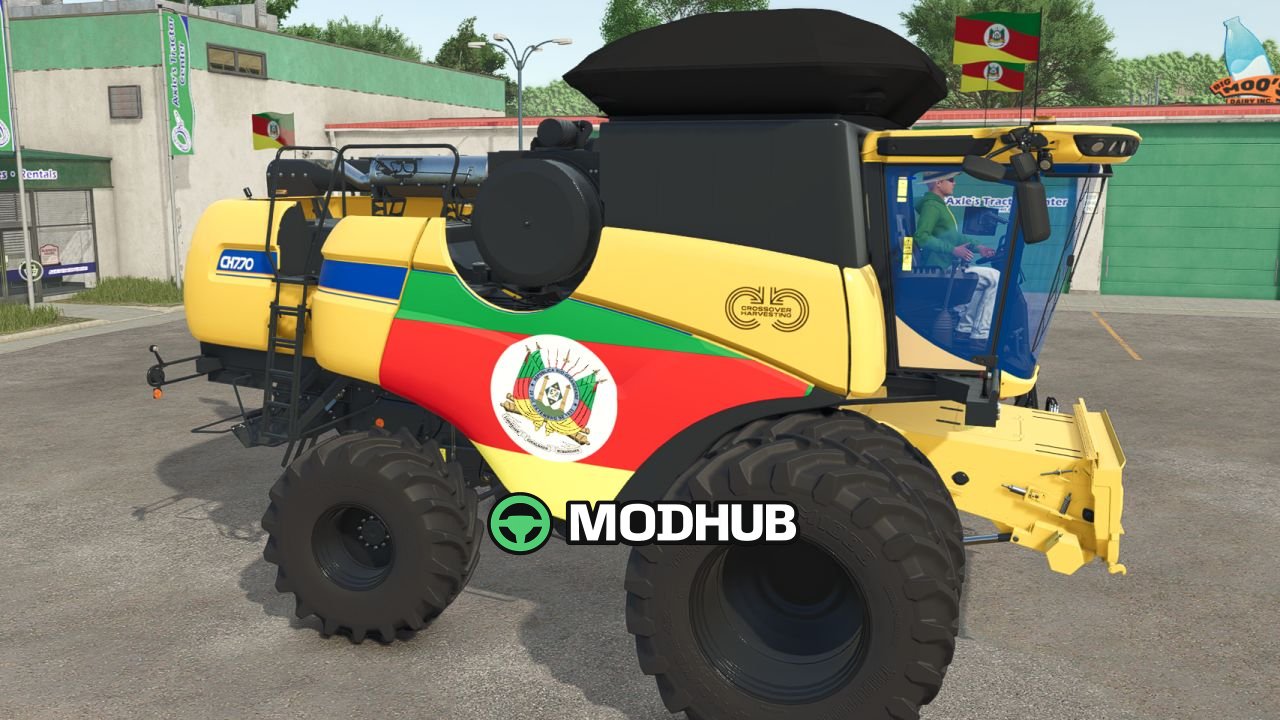 Комбайн New Holland CH7 (Rio Grande Do Sul) v1.0 для FS25